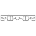 Cometic Gasket Cometic Chevy Gen1 Small Block V8 .188in Fiber Intake Mani Gskt Set C5414-188
