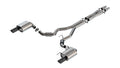 Borla 2024 Ford Mustang GT 5.0L V8 w/o Active Exhaust S-Type Cat-Back Exhaust System - Black Chrome 140960BC