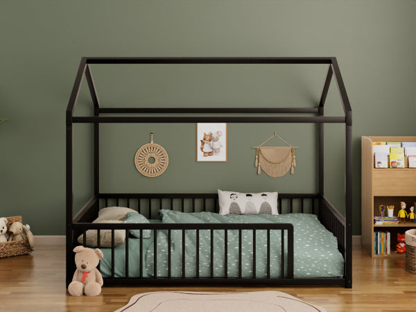 Full Size Montessori Style Metal Floor Bed Frame