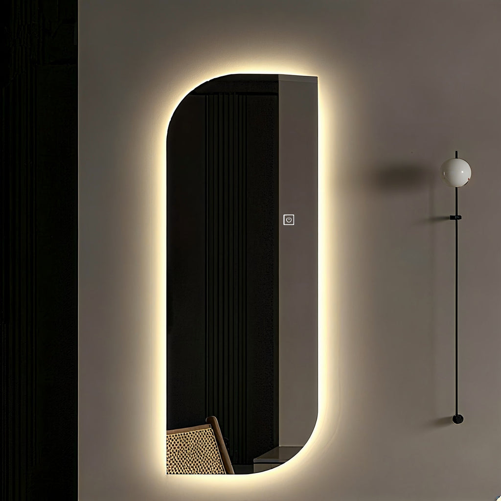 65" x 21" LED Full Length Wall Mirror
