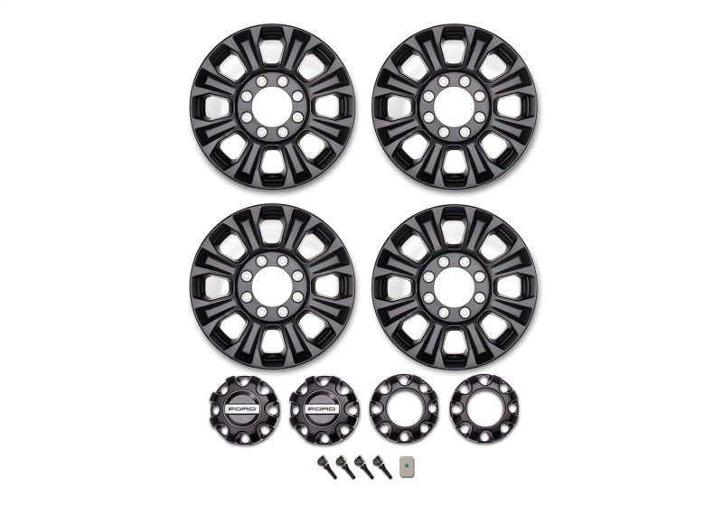 Ford Racing 23-24 Super Duty 18x8in Matte Black Wheel Kit M-1007K-1808SD2