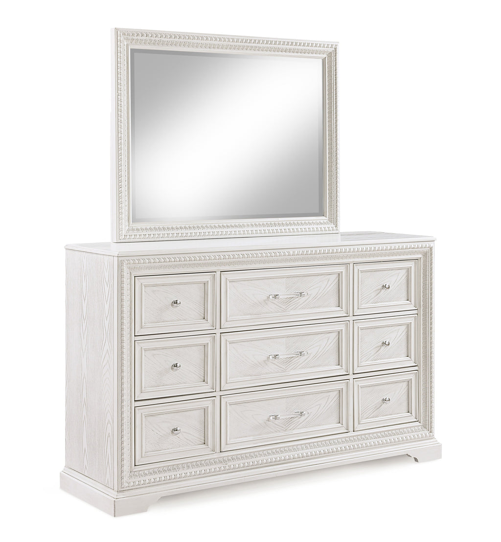 1pc Traditional 6-Drawer Storage Dresser Antique