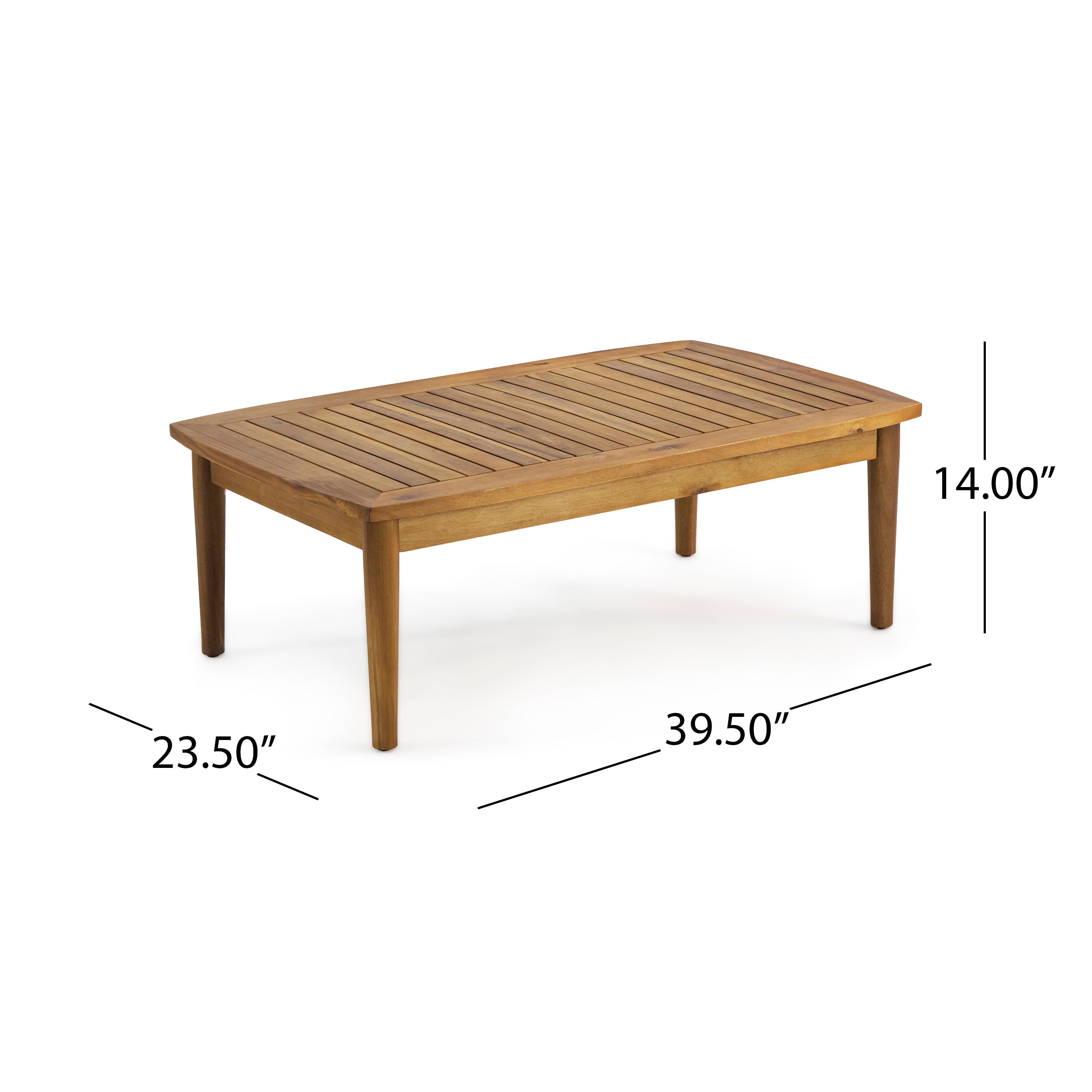 Patio Loveseat and Coffee Table Set with Cushions