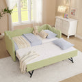 Cozy Gingham Daybed with Trundle - Twin Size Sofa Bed