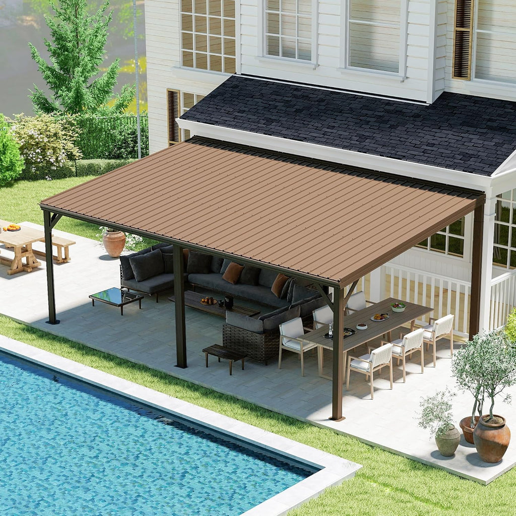 12x20FT Lean To Gazebo