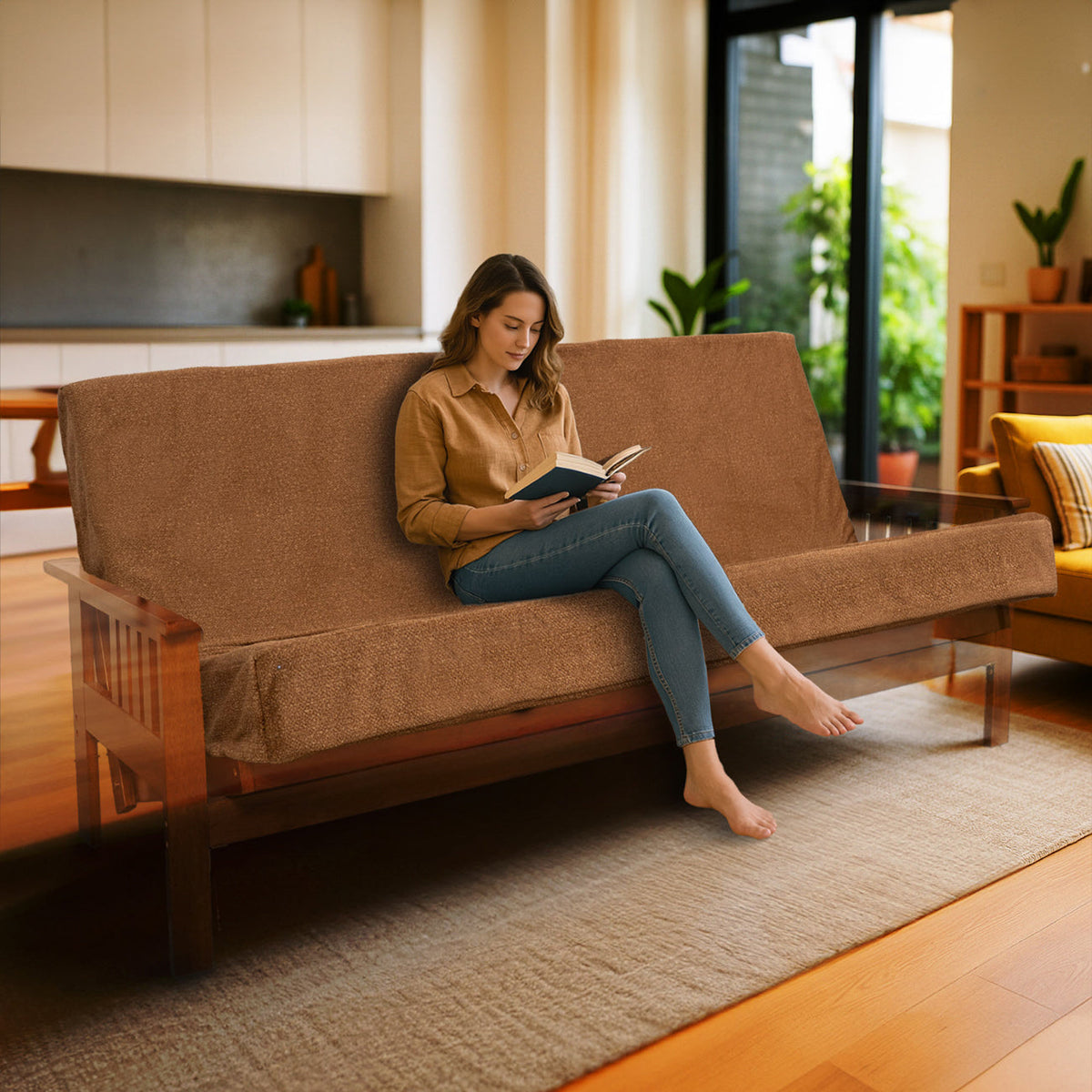 Memory Foam Infused Futon Mattress Full Size