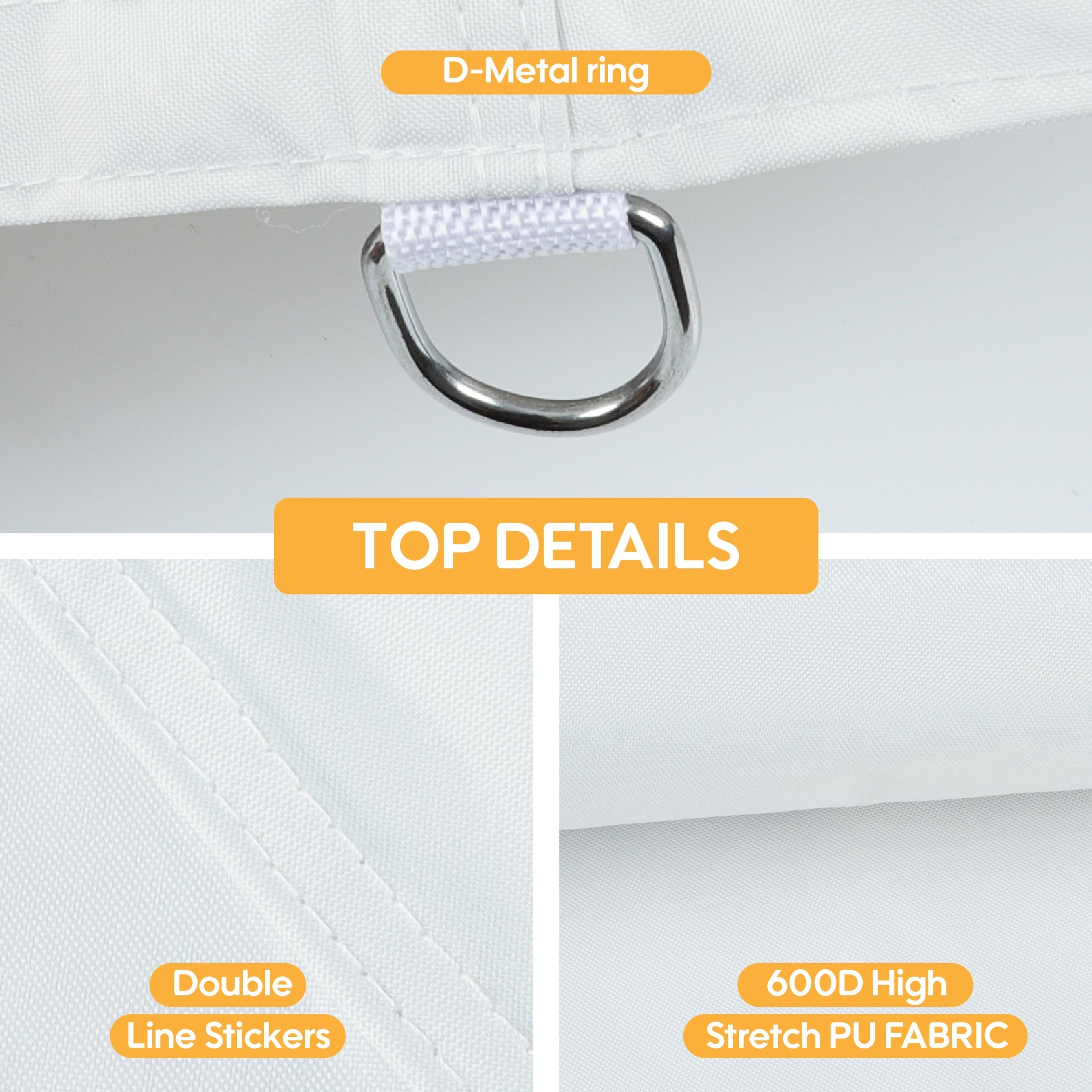 10x10 Canopy Replacement Top for Pop Up Canopy Tent