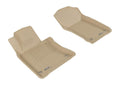3D MAXpider 2017-2019 Infiniti Q60 Kagu 1st Row Floormat - Tan L1IN02711502