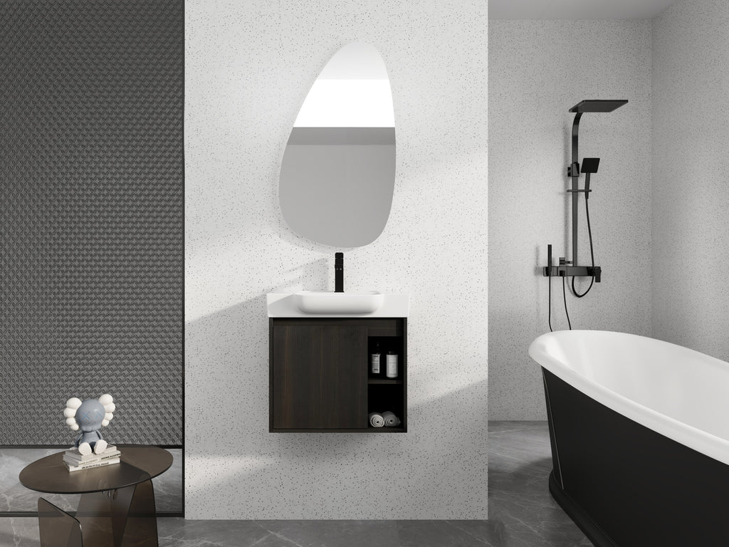 24'' Wall-Mounted Bathroom Vanity