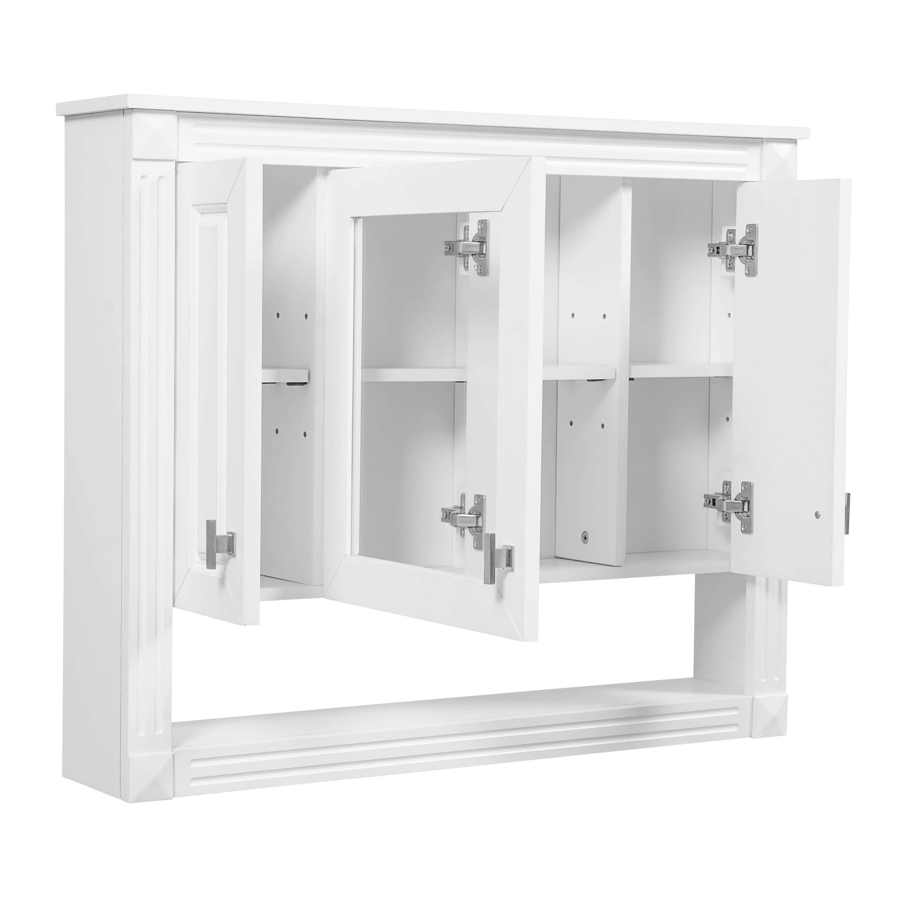 35 Inch Bathroom Wall Cabinet with Mirror