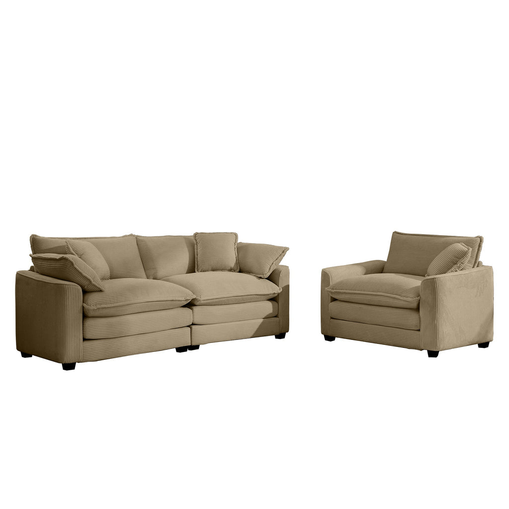 Modern Living Room Sofa Two-Piece Set