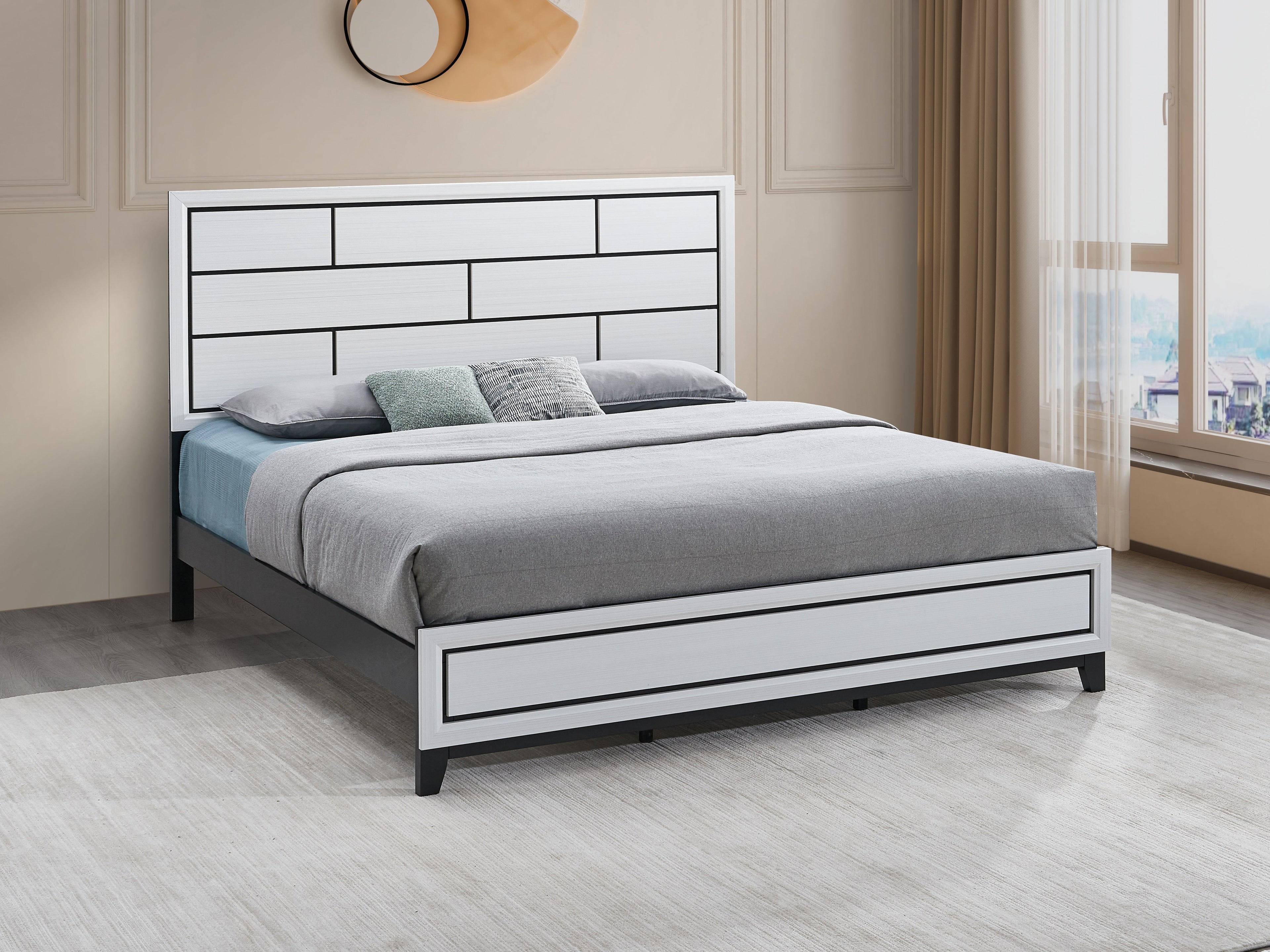 Glasgow G04390A-QB Queen Bed (Mattress Not Included)