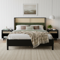 King Size Bed Frame in Black and Green