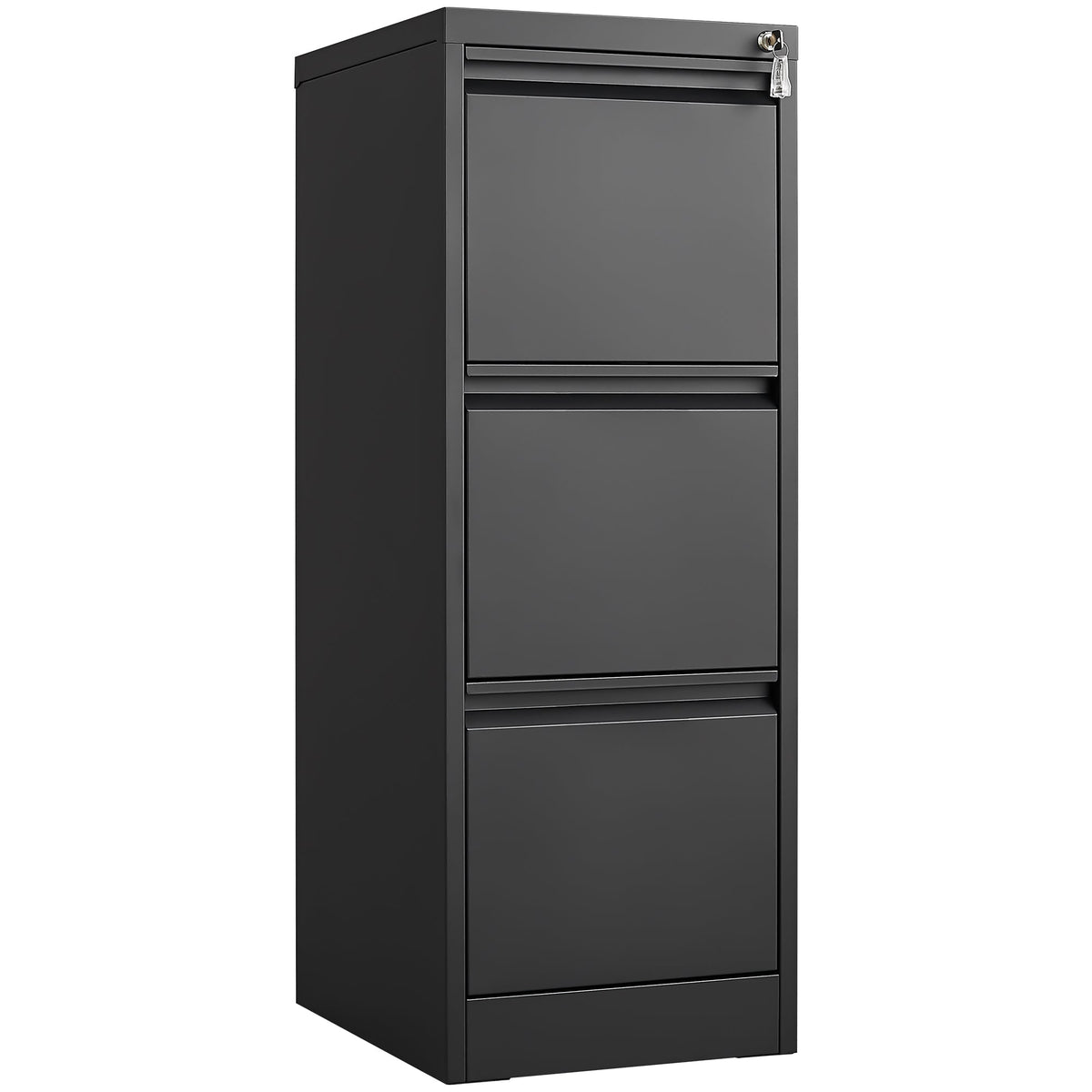 Vertical 3 Drawer Locking File Cabinet