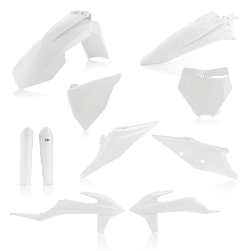 Acerbis 19-22 KTM 125-450 SX/ SX-F/ XC-F/ XC/ XC-tpi Full Plastic Kit - White 2726490002