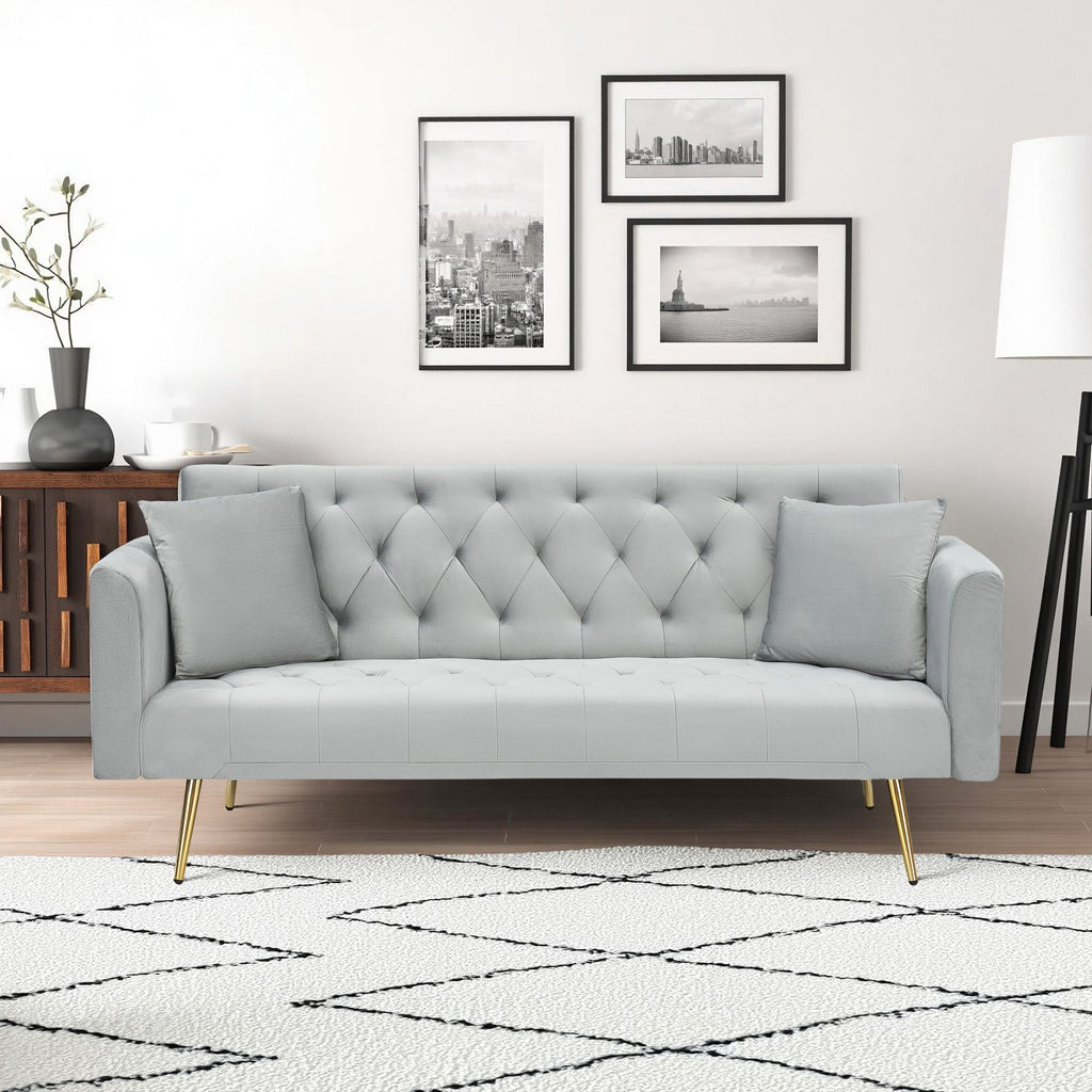 71-Inch Convertible Love Seat Sofa