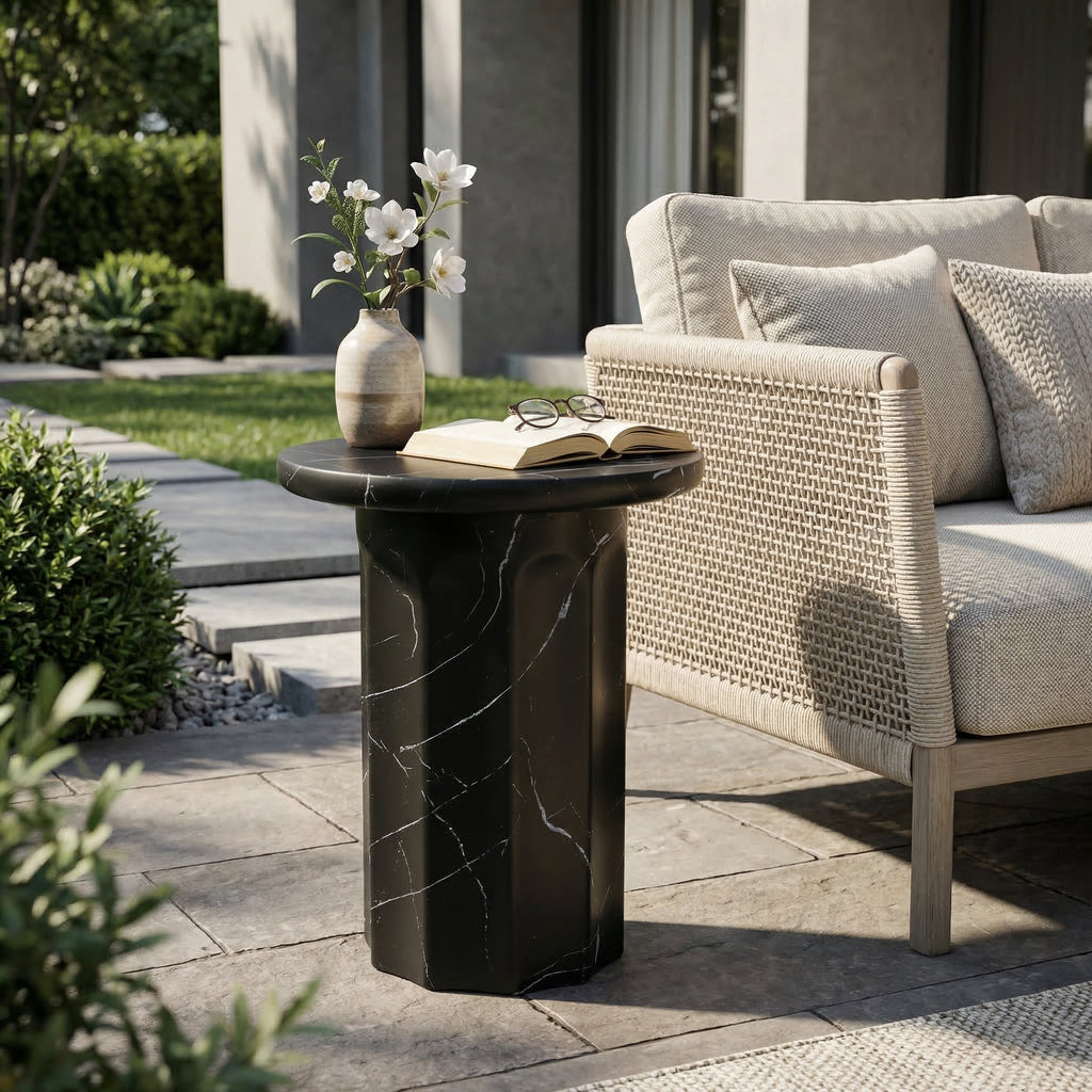 Outdoor Lightweight Concrete Table