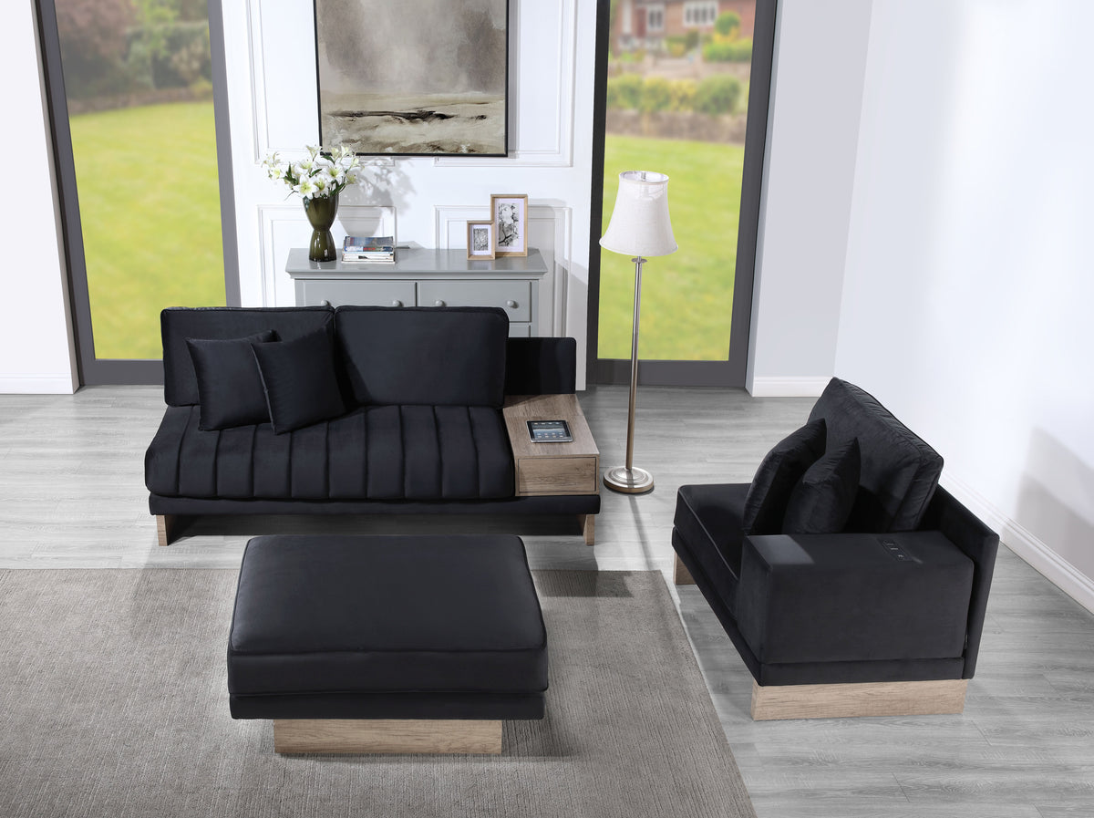 Memphis 122.5" Reversible Sectional Sofa