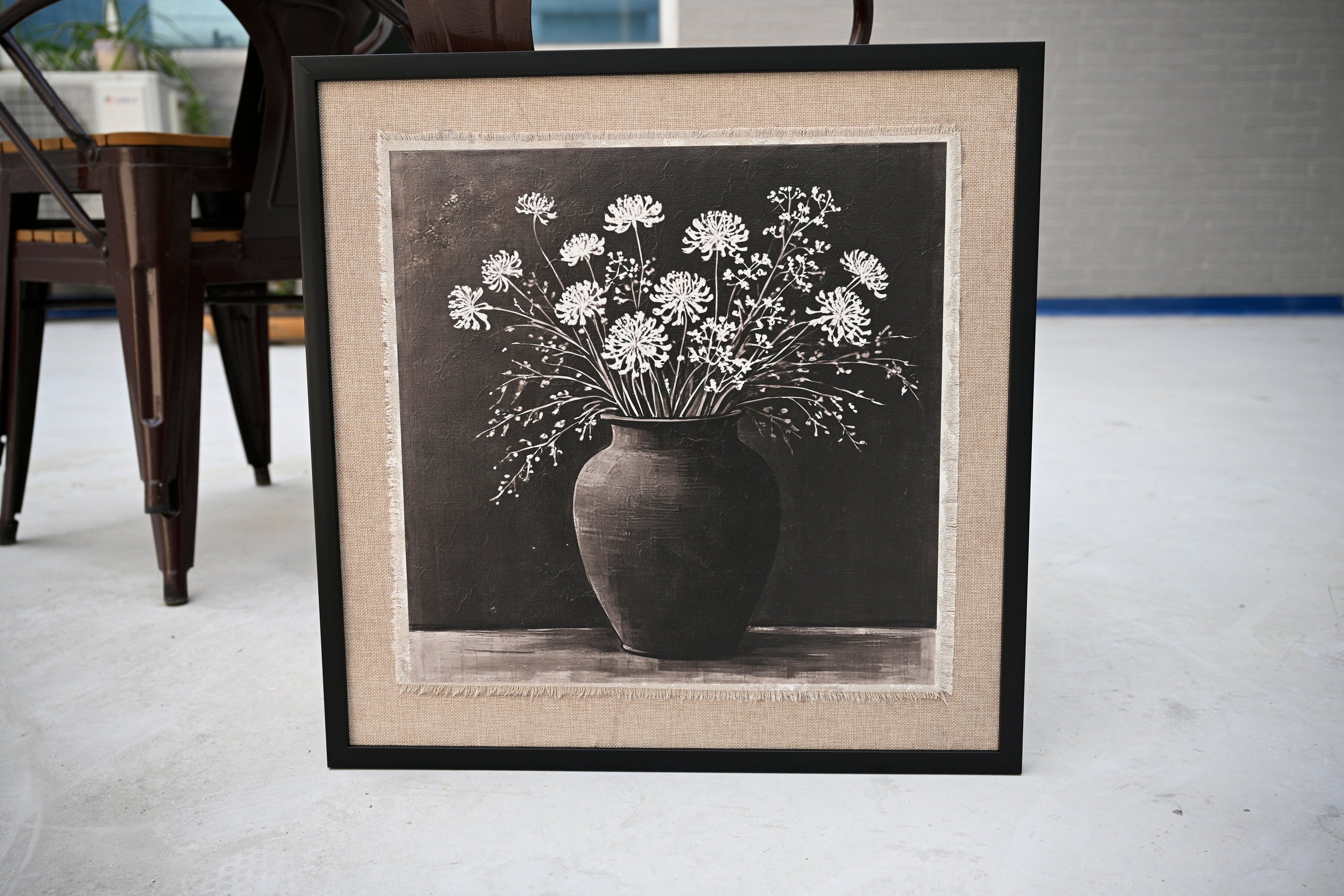 Artistic Path Abstract Flower Bouquet Wall Art