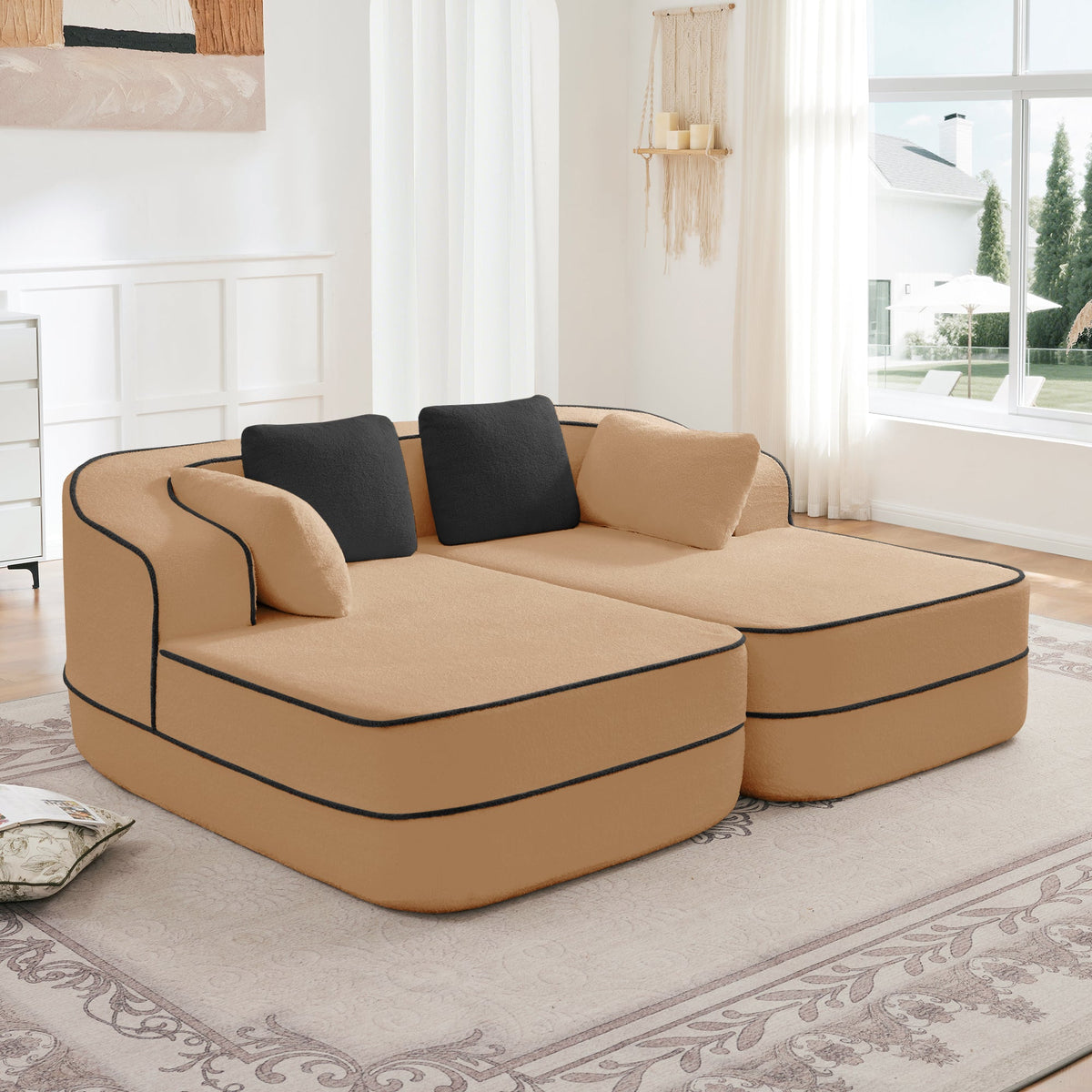 Teddy Fabric Sofa for Living Room