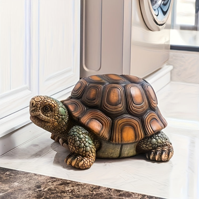 18" Garden Turtle Statue Stool