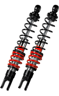 Bitubo Suspension Bitubo YGB0 Twinshocks Rear Adjustable: Spring Preload, Red And Black Springs SC156YGB01