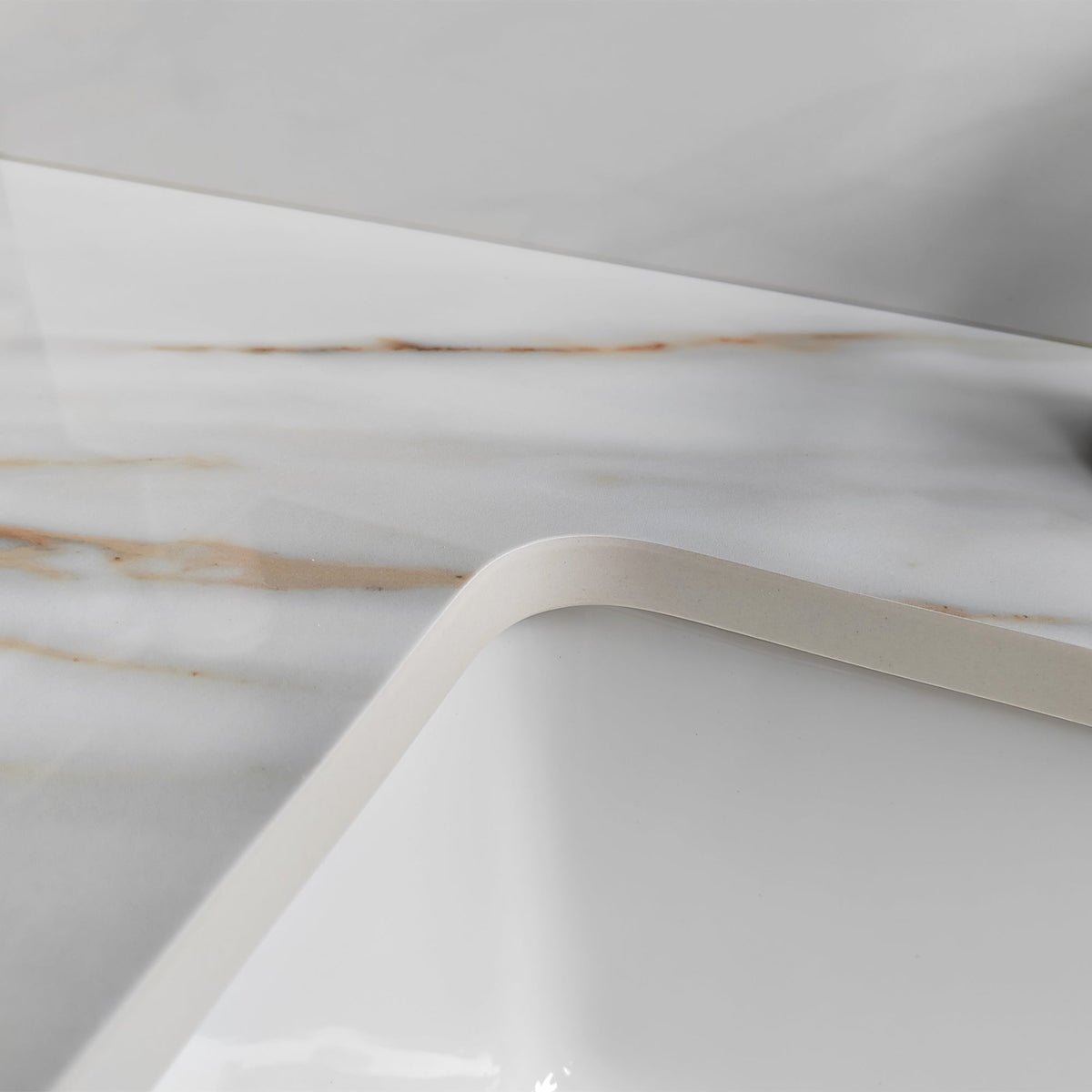 43 Inch Marble Vanity Top with Undermount Rectangular Sink