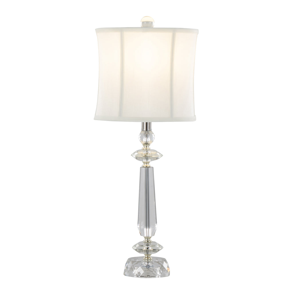 Karat 25.5" Contemporary Crystal Table Lamp