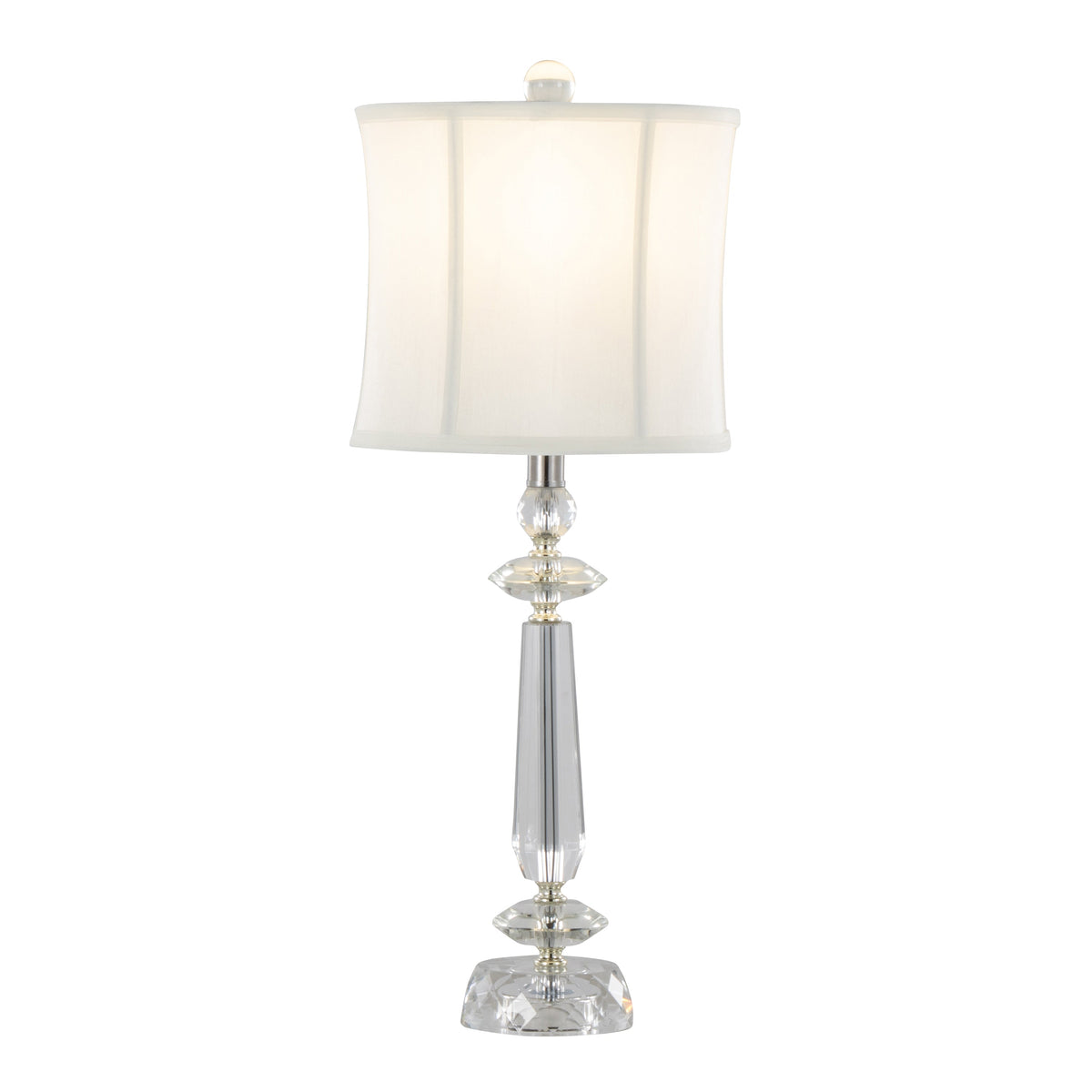 Karat 25.5" Contemporary Crystal Table Lamp
