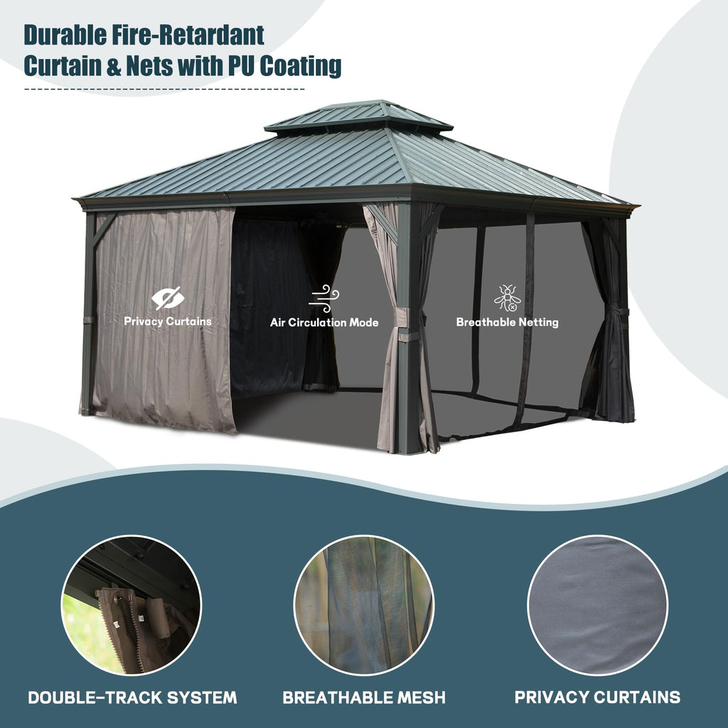 12' X 14' Hardtop Gazebo