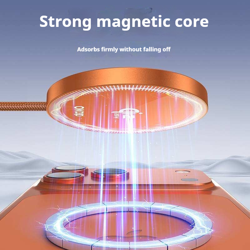 KP-325 Best-Selling 25W High-Power Magnetic Wireless Fast Charger Qi2 Compatible Low-Temperature Ultra-Slim Design For IPhon