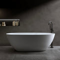 69'' Freestanding Bathtub Resin Stone Soaking Bathtub