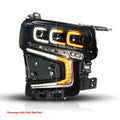ANZO 21-23 Chevy Tahoe/Suburban LED Light Bar Style Headlights Black w/ Squential DRL (Right Side) 111636X-R