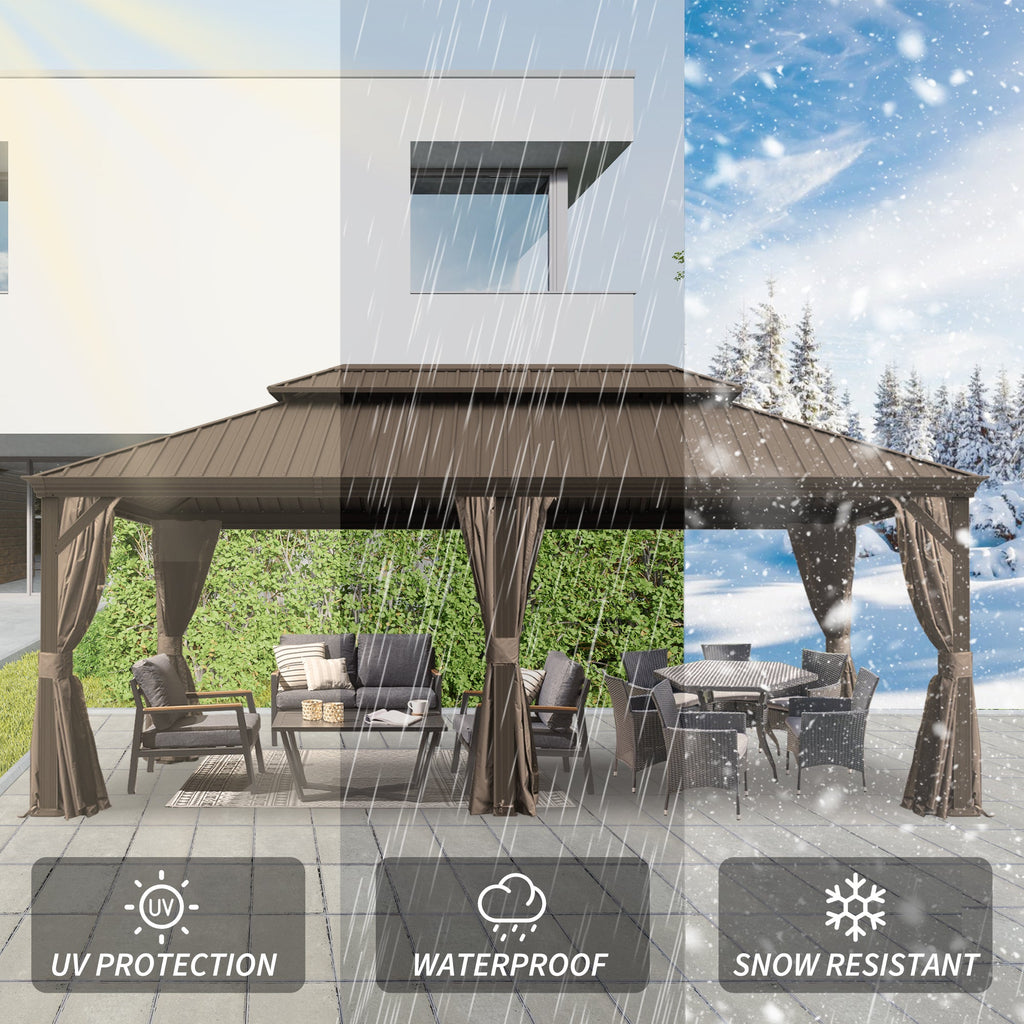 14' X 20' Hardtop Gazebo