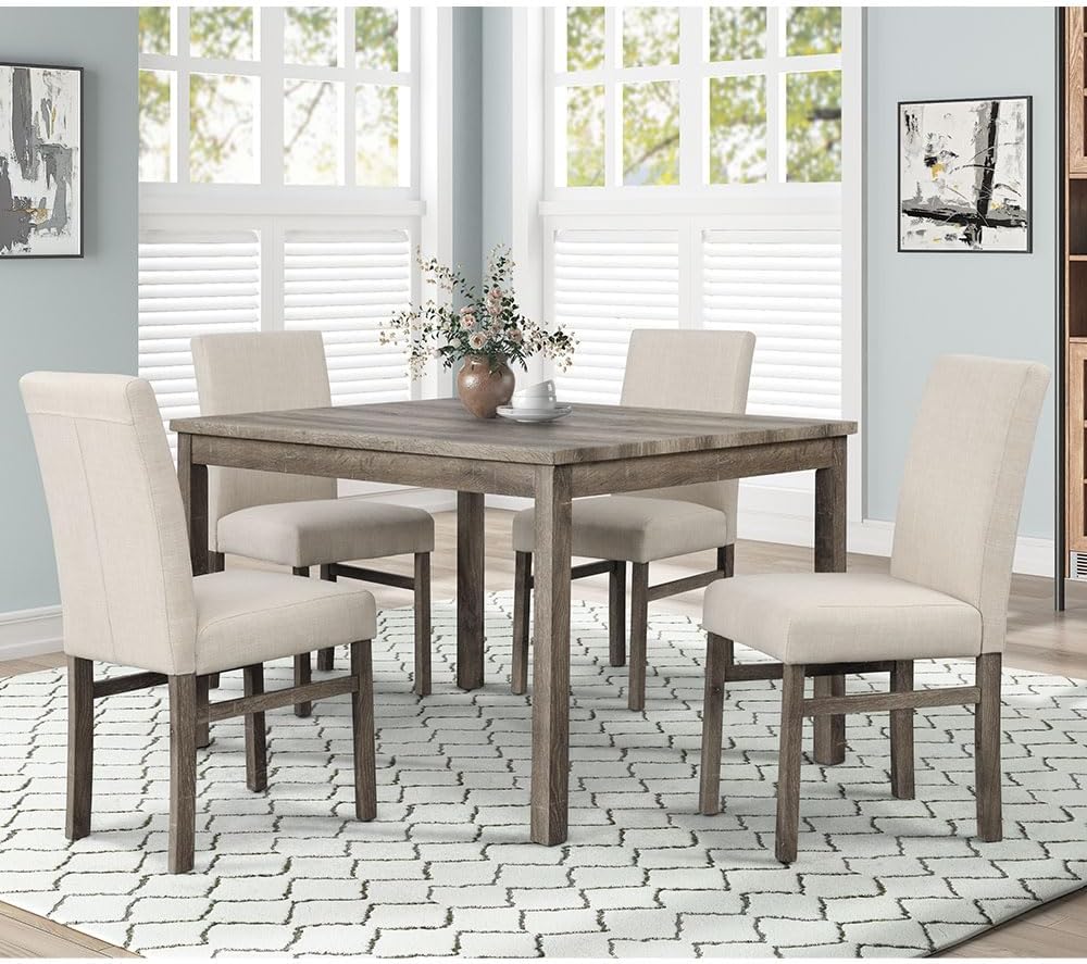 5 Piece Transitional Dining Room Set