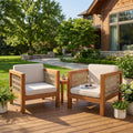 Outdoor Club Chair Set of 2