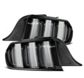 AlphaRex 15-23 Ford Mustang NOVA-Series Prismatic LED Tail Lights Black-Clear 655020 *Discontinued