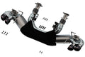Borla 2020 Chevrolet Corvette C8 6.2L ATAK 3in Exhaust System Dual Round Angle Cut Carbon Fiber Tips 140839CF