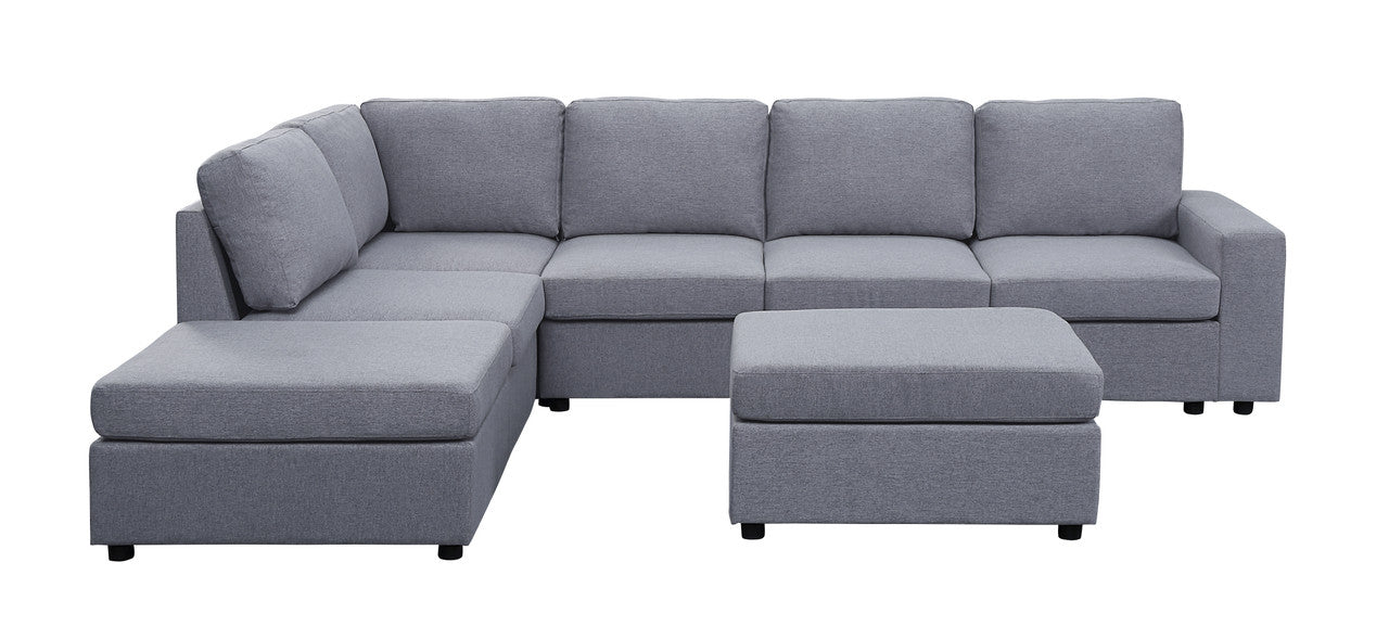 Cassia 120" Modular Sectional Sofa