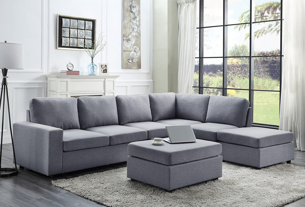Cassia 120" Modular Sectional Sofa