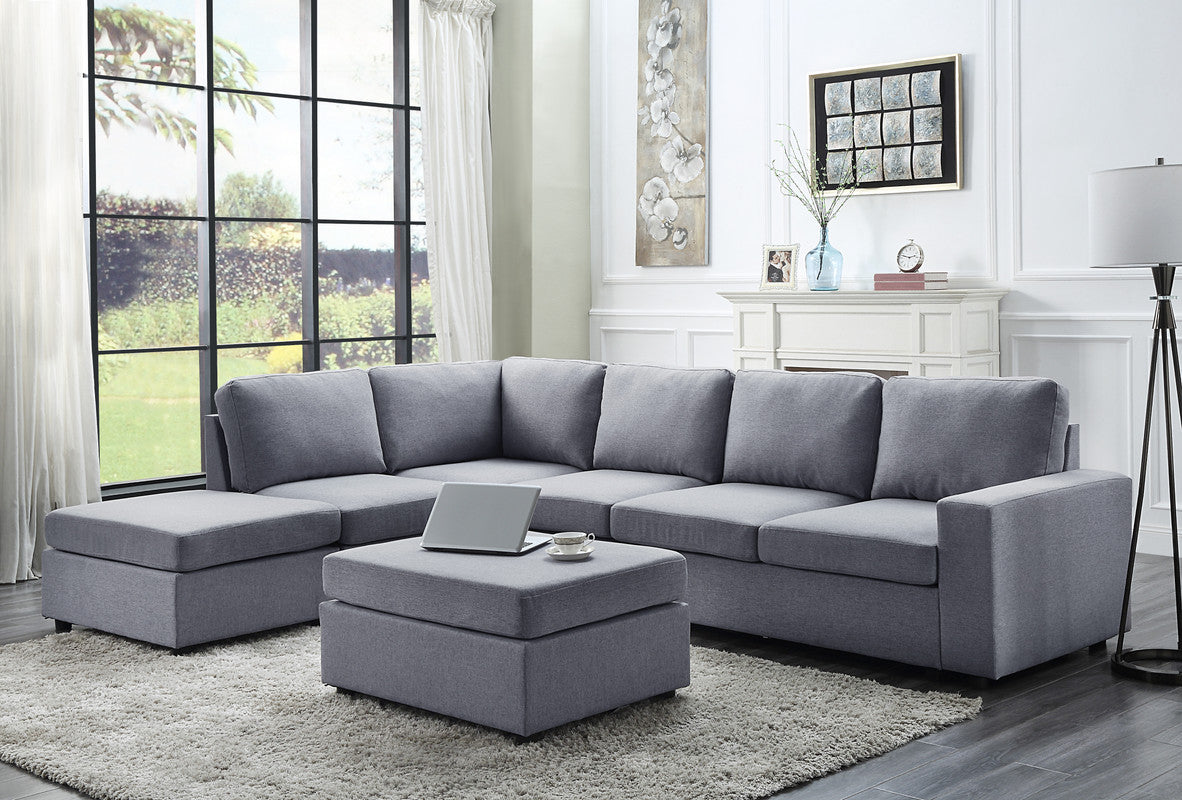 Cassia 120" Modular Sectional Sofa