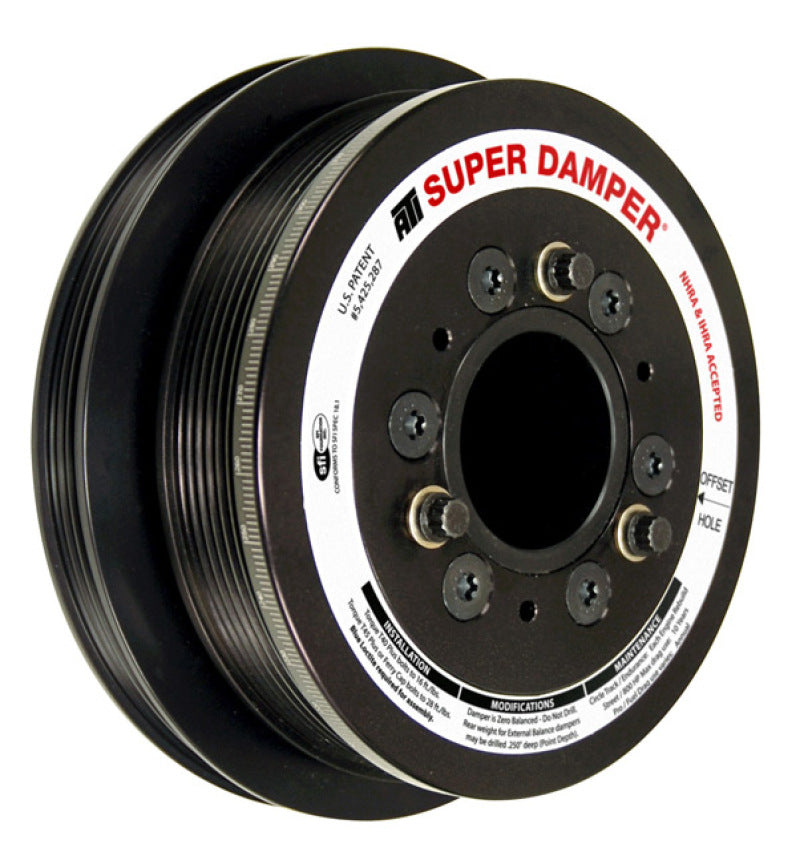 ATI Damper - 6.78in - Alum - 6/4 Grv - 10 Per UD - LS3 Camaro - 10-15 - Gen 3 Vortec Truck - LS ATI918629