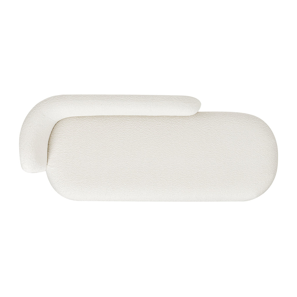 Aire 75" RAF Modern Rounded Chaise Lounge