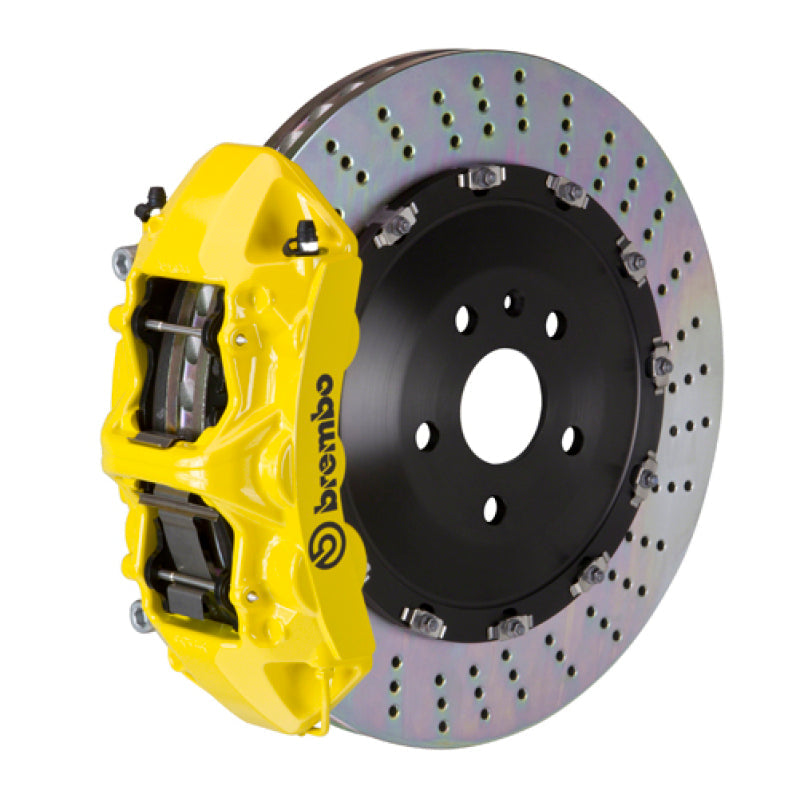 Brembo 24+ BMW M30i/530i xDrive/24+ 540i xDrive Fr GT BBK 6 Pist Cast 405x34 2pc Rotor Drl- Yellow 1N1.9551A5