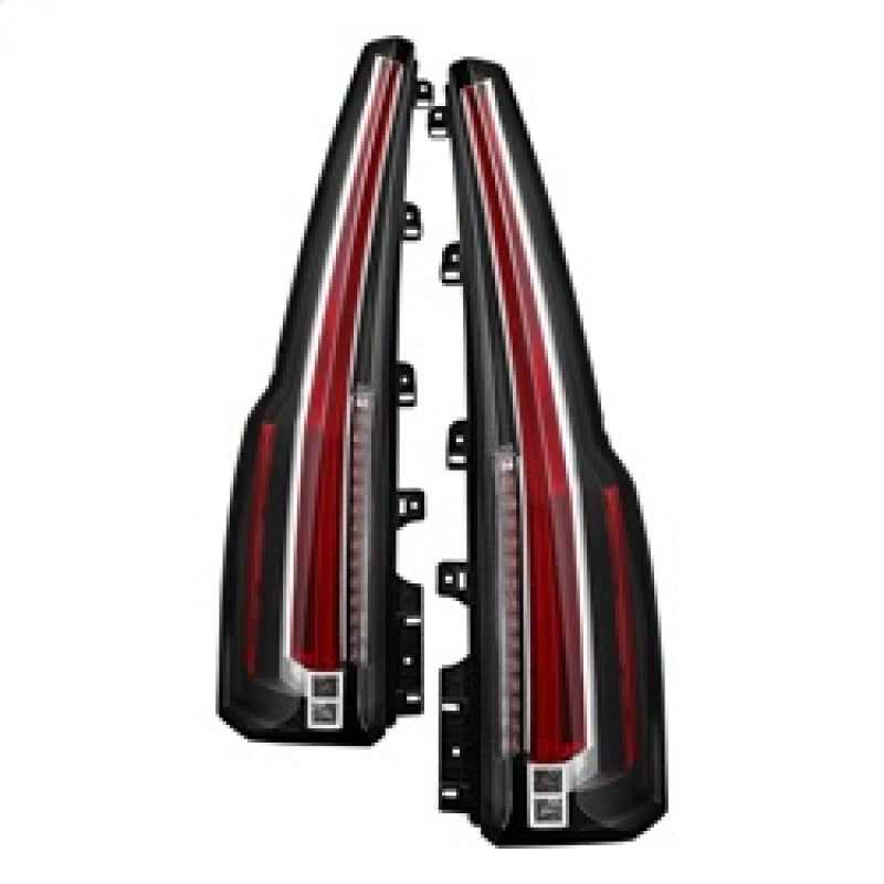 SPYDER xTune GMC Yukon 15-17 LED Tail Lights (Escalade Style) - Black ALT-JH-GY15-2IN1LED-BK 9039775