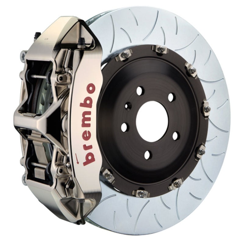 Brembo 10-16 E63 AMG/12-18 CLS63 AMG Fr GTR BBK 6Pist Billet 405x34 2pc Rotor Slotted Type3- Nickel 1N3.9521AR