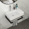 23.25"x15.75" Wall-Mounted Rectangular Ceramic Bathroom Sink