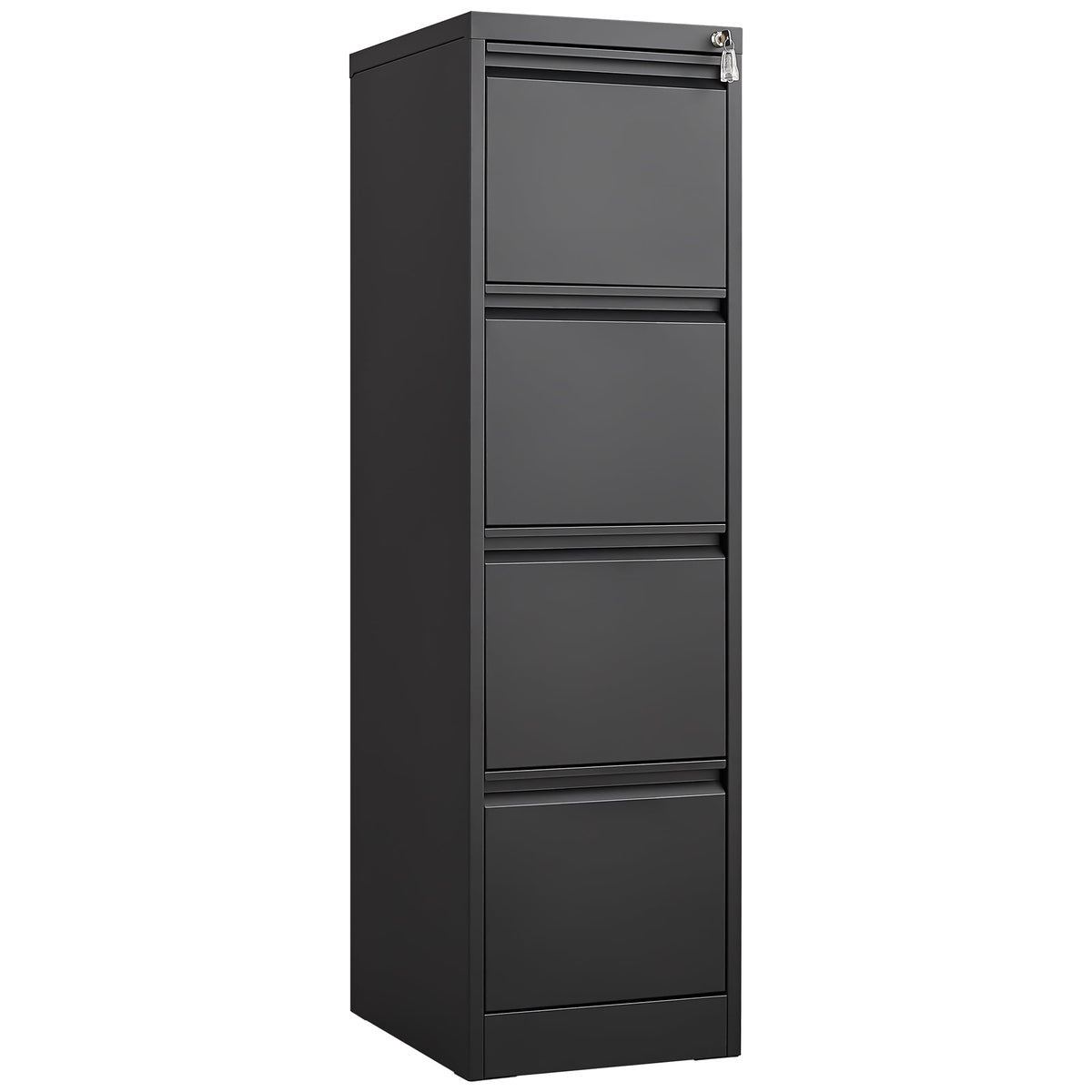 4 Drawer Vertical File Cabinet with Lock