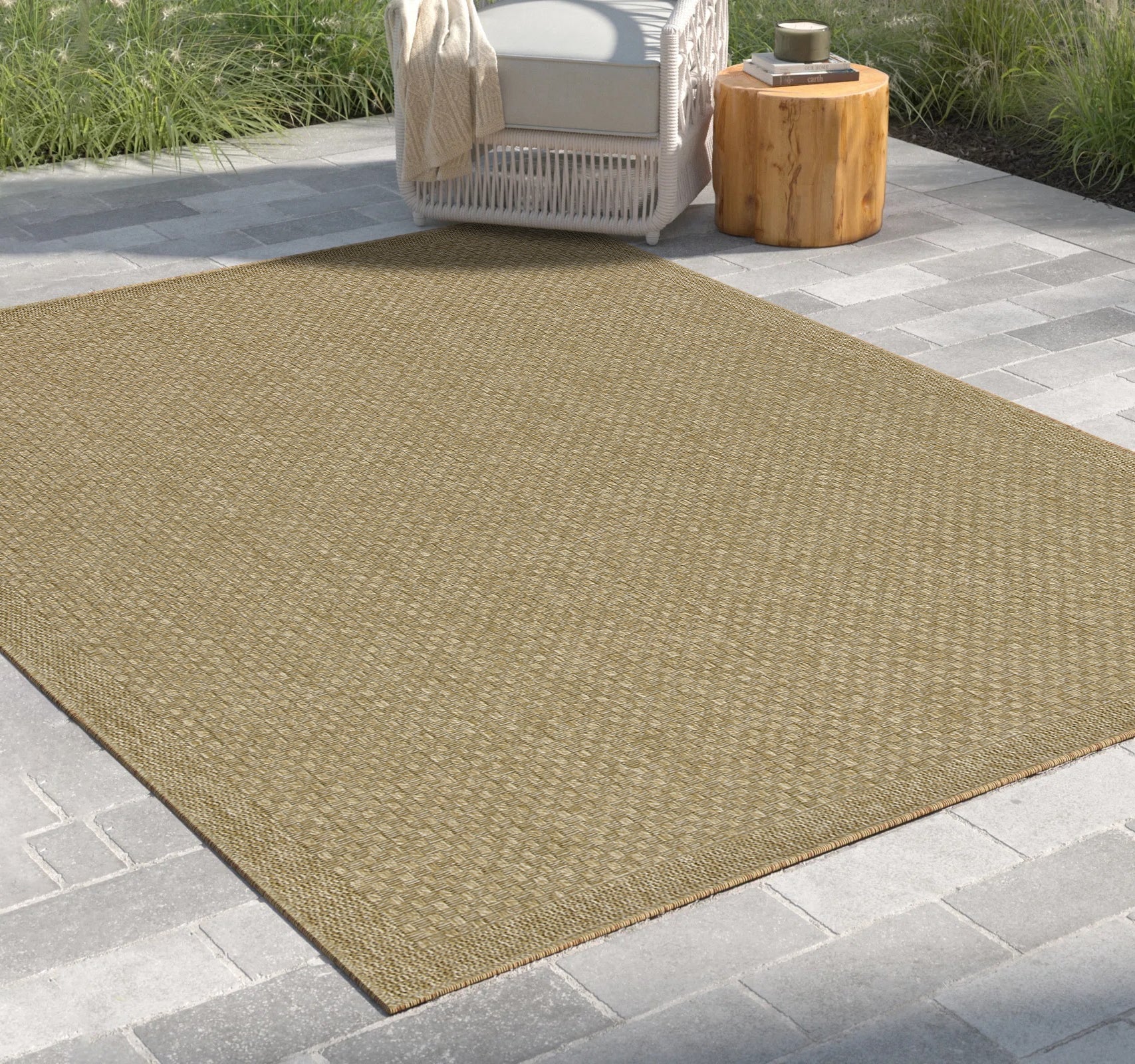 Earth GC_NTL1004 Jute/Jute Indoor/Outdoor Area Rug