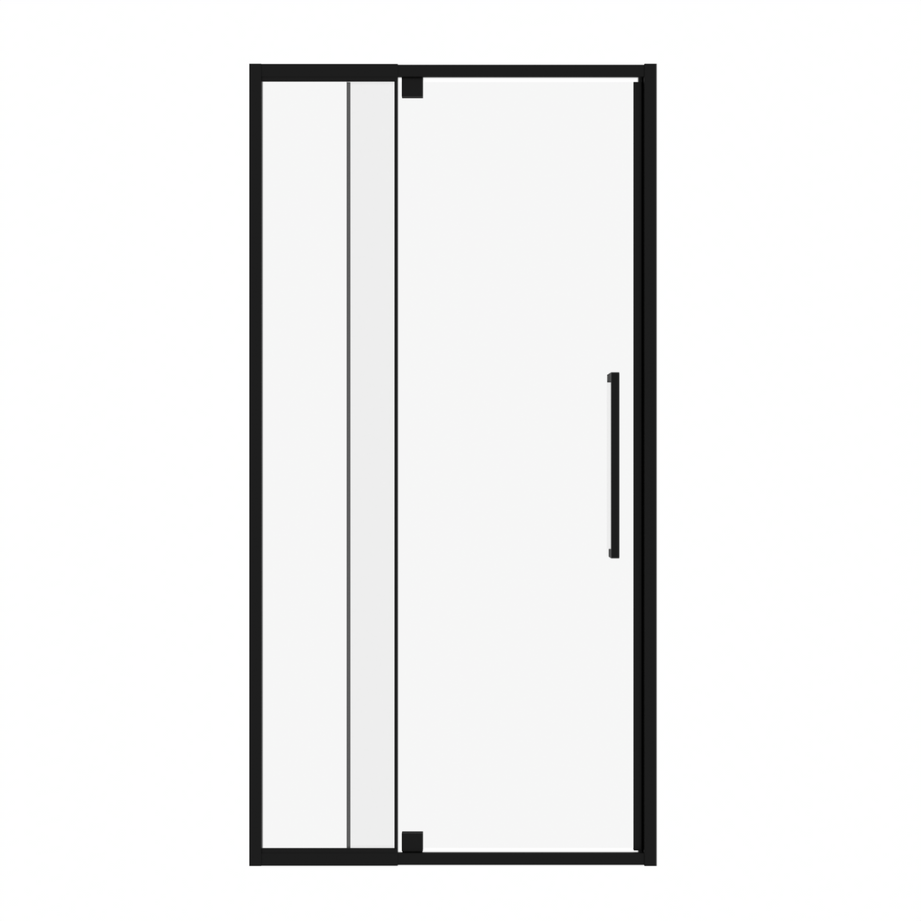 Semi-Frameless Pivot Hinged Glass Shower Door